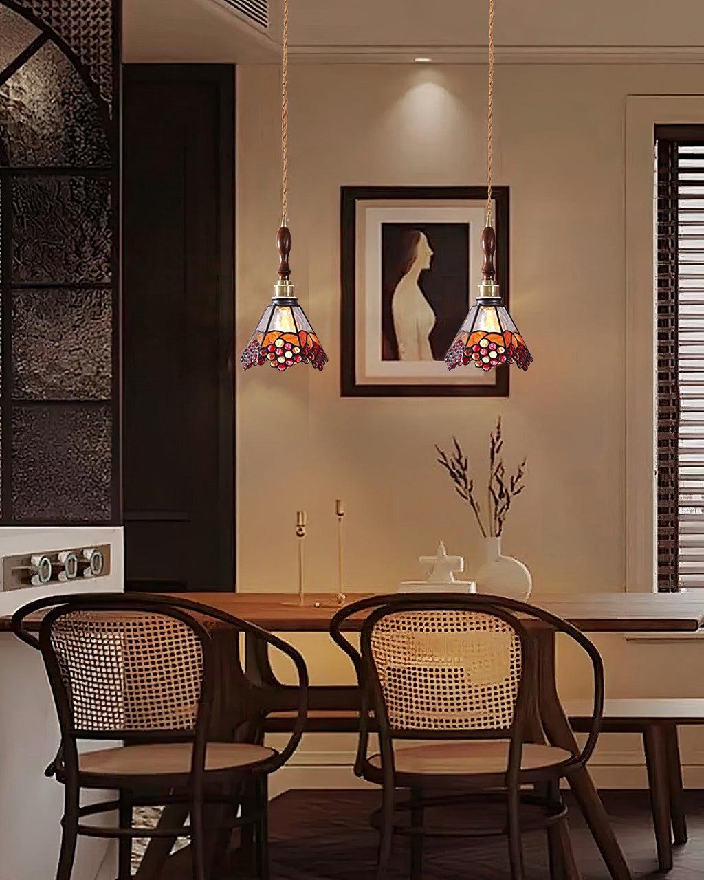 Retro Nance Glass Pendant Lamp — product view 3
