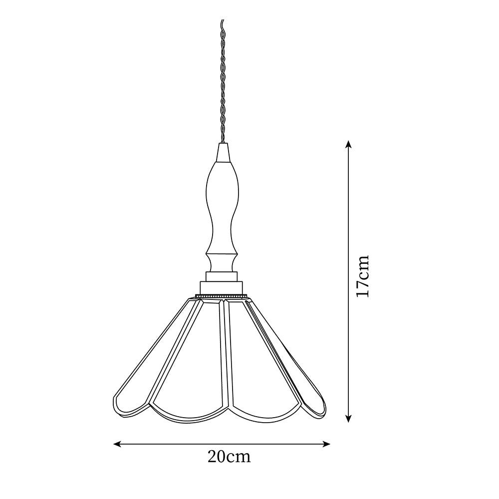 Retro Nance Glass Pendant Lamp — product view 6