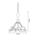 Retro Nance Glass Pendant Lamp — product view 7