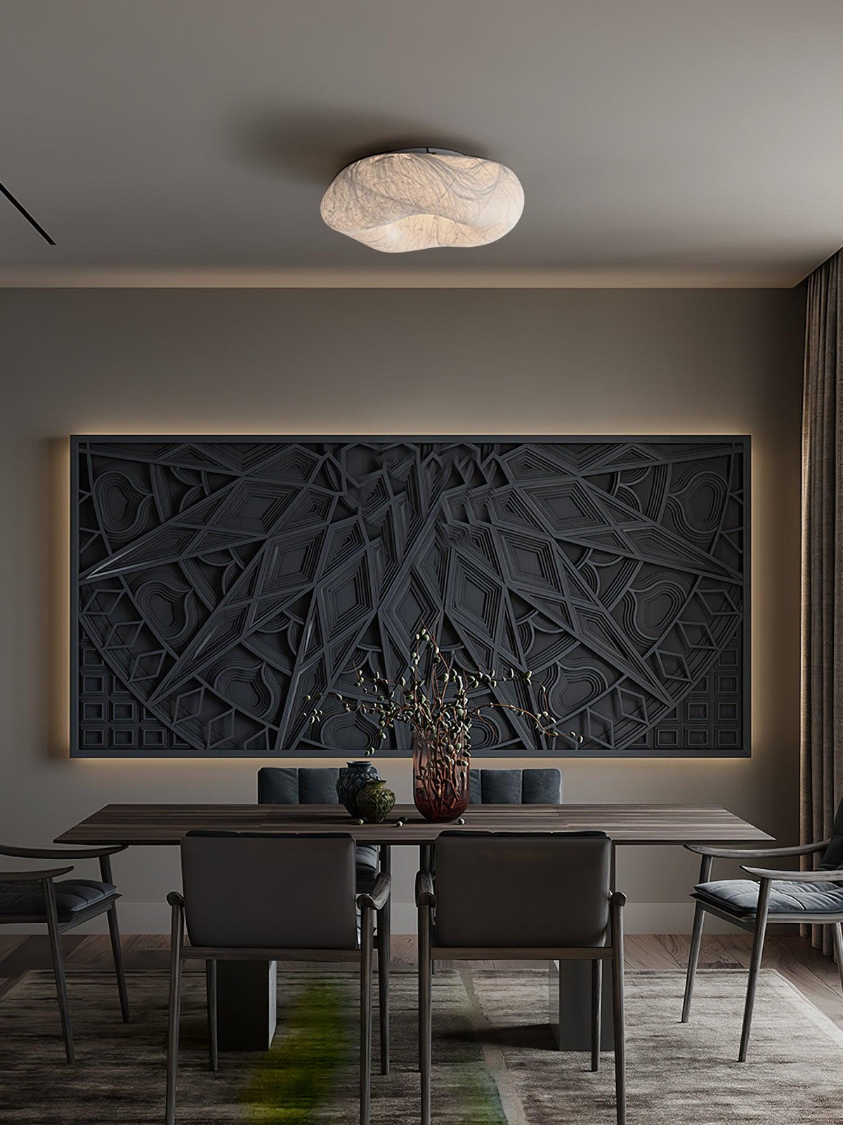 Yunduo Silk Ceiling Lamp — product view 10