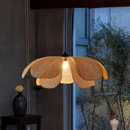 Rattan Petal Pendant Lamp — product view 2