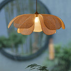 Rattan Petal Pendant Lamp — product view 6