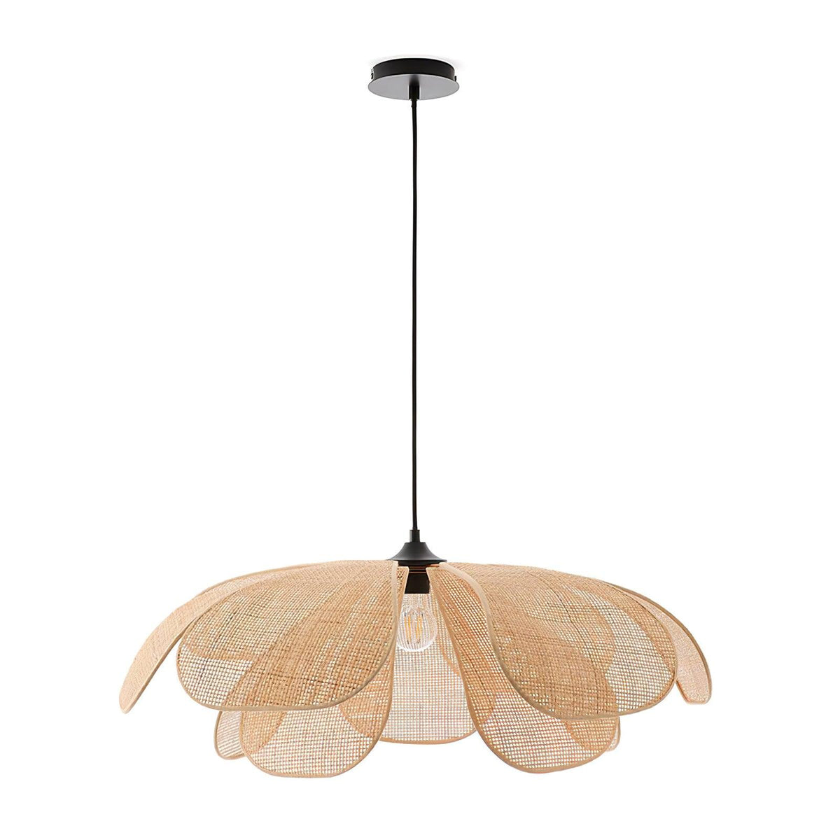 Rattan Petal Pendant Lamp — product view 14