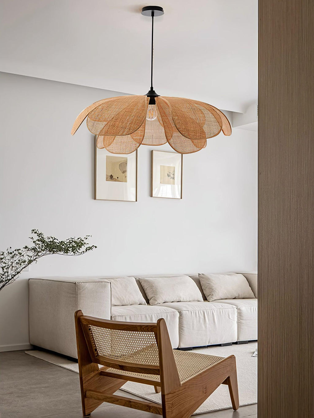 Rattan Petal Pendant Lamp — product view 15