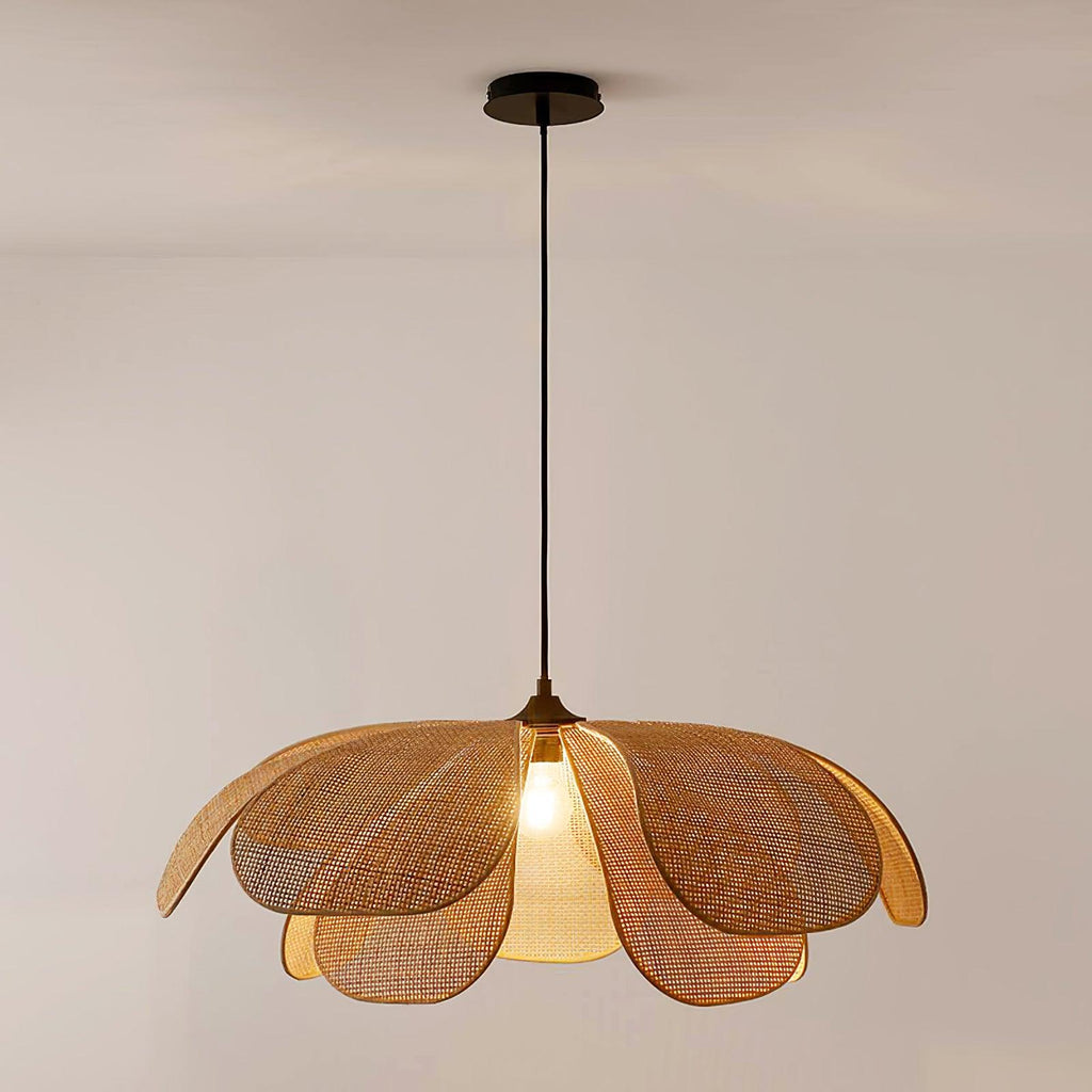 Rattan Petal Pendant Lamp — product view 21