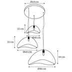 Wabi-Sabi Combination A Metal Chandelier — product view 8