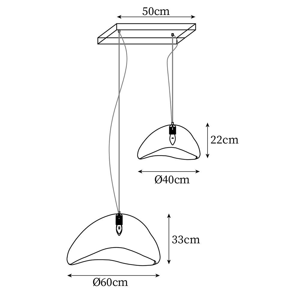 Wabi-Sabi Combination A Metal Chandelier — product view 10