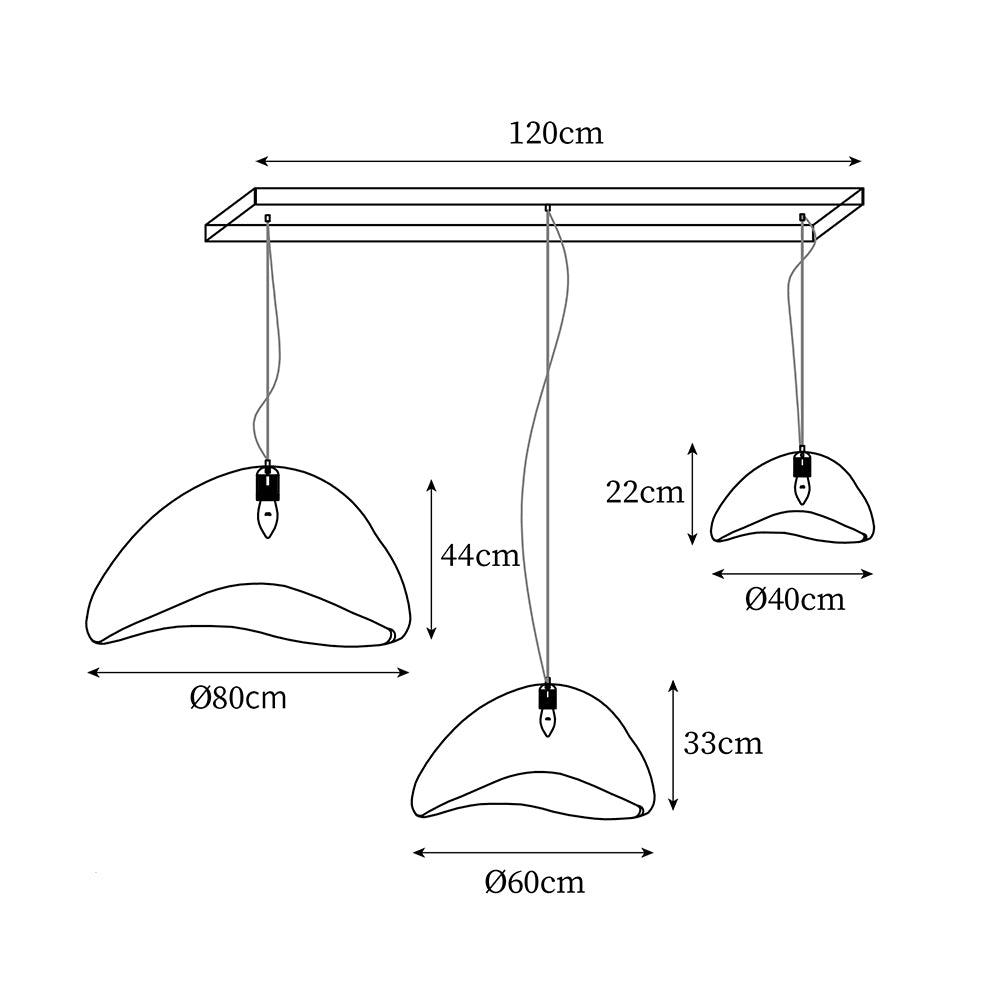 Wabi-Sabi Combination A Metal Chandelier — product view 12