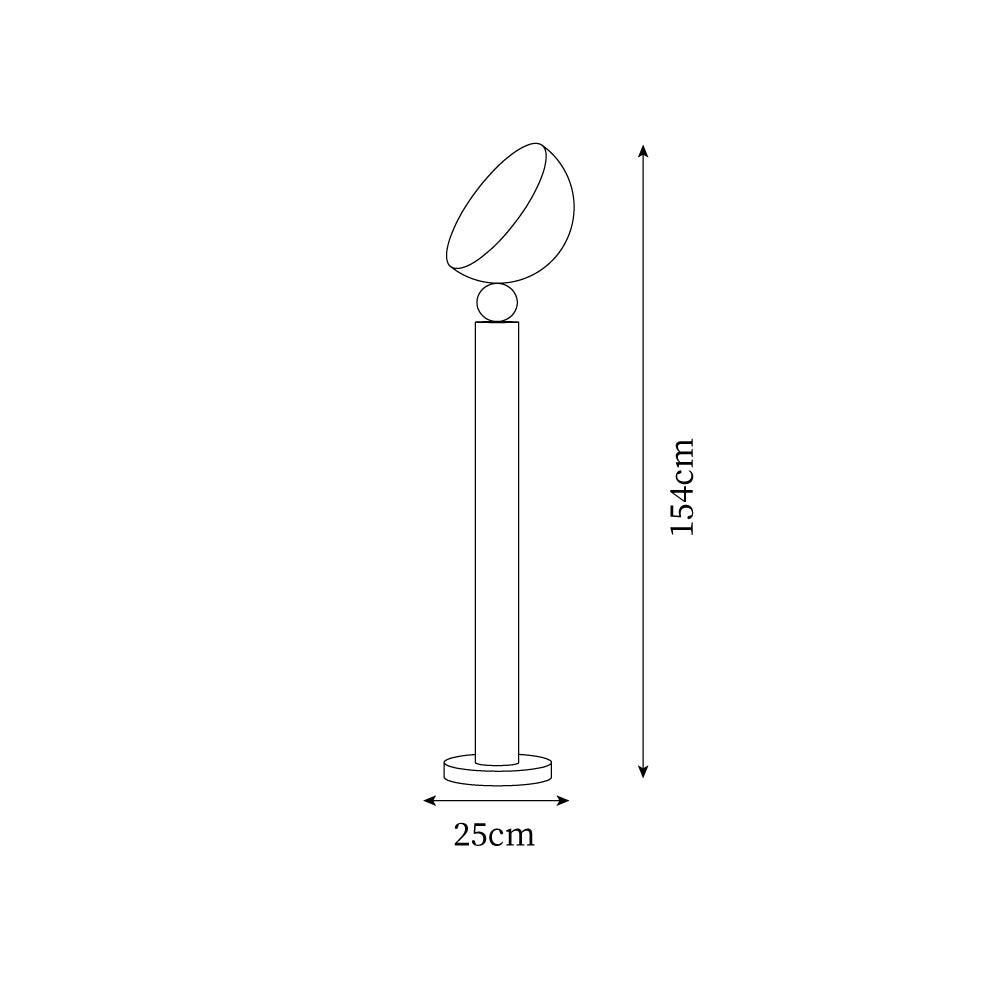 Lulu Marble Floor Lamp — product view 5