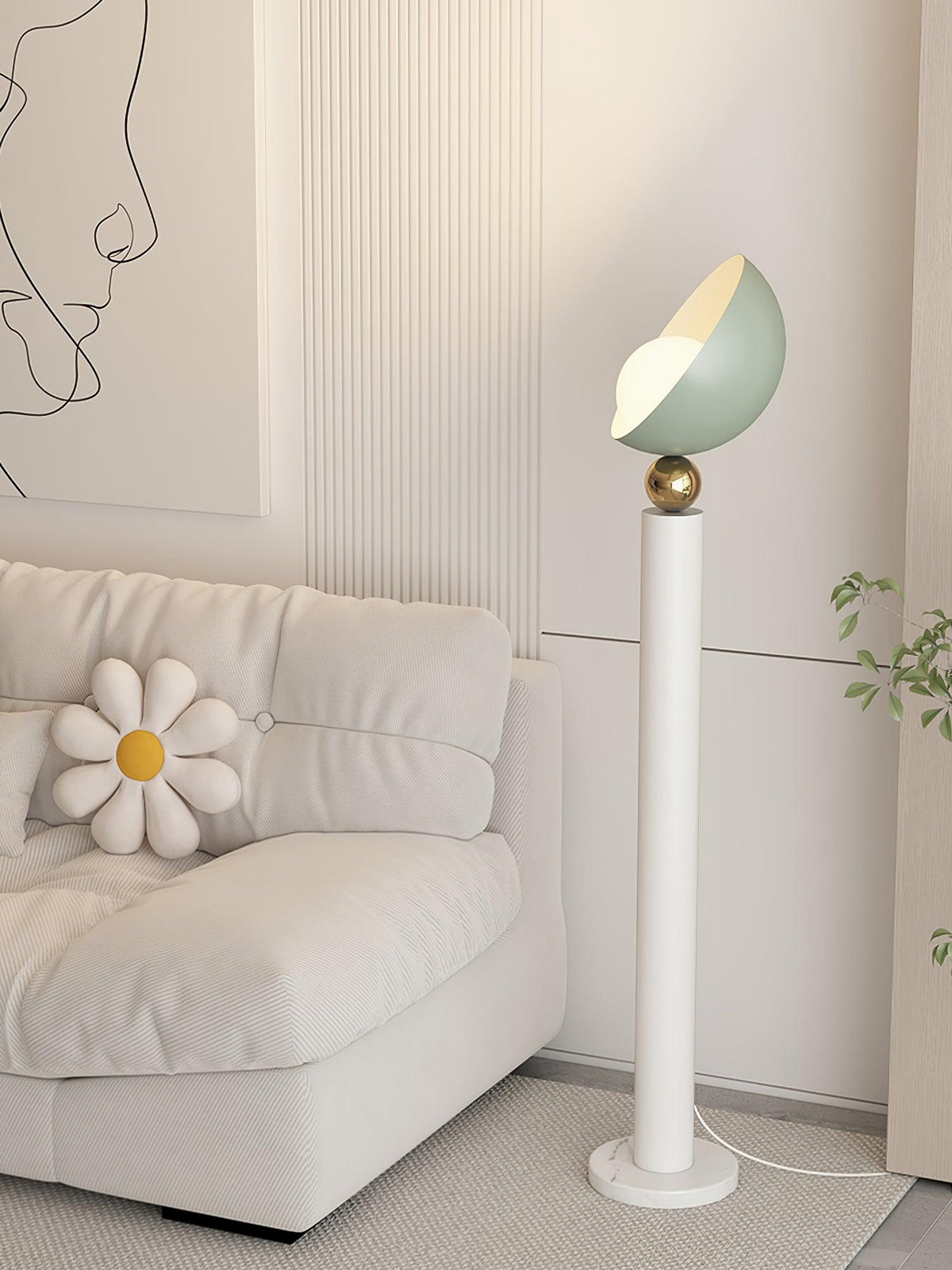 Lulu Marble Floor Lamp — product view 6