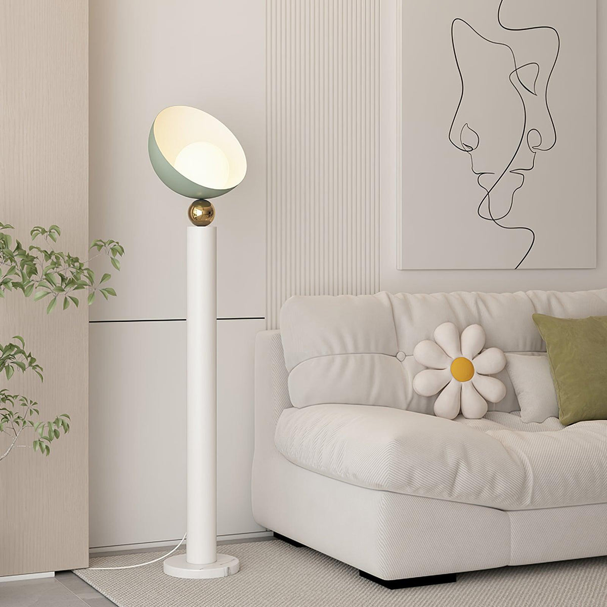 Lulu Marble Floor Lamp — product view 12