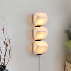 Alabaster Staircase Plug-in Wall Lamp – product view 2