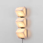 Alabaster Staircase Plug-in Wall Lamp – product view 8