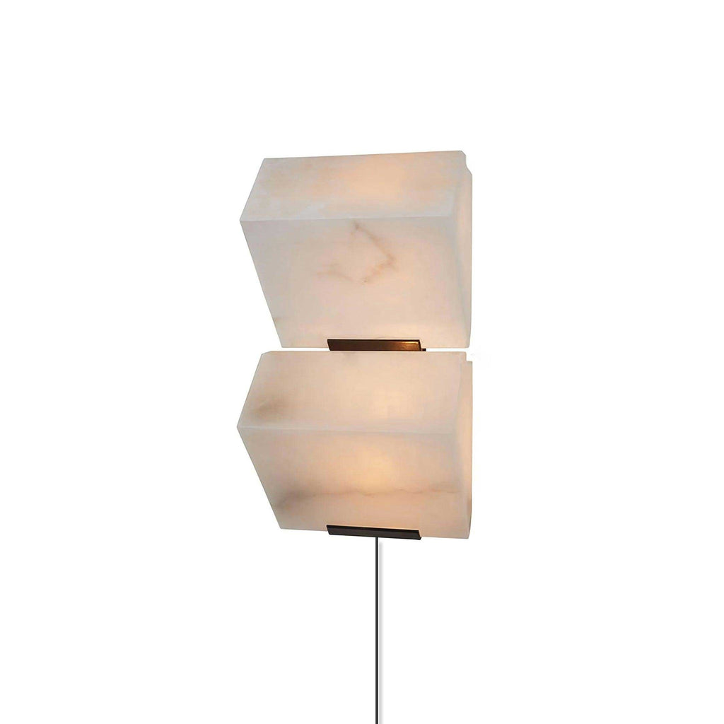 Alabaster Staircase Plug-in Wall Lamp – product view 10