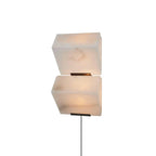 Alabaster Staircase Plug-in Wall Lamp – product view 10