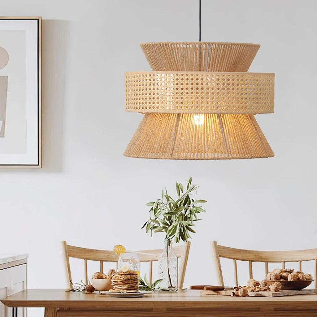 Rattan Bamboo Pendant Lamp — product view 7