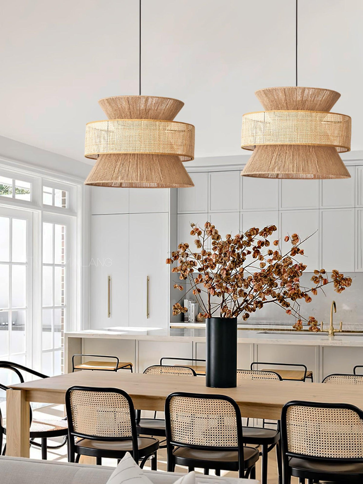Rattan Bamboo Pendant Lamp — product view 11