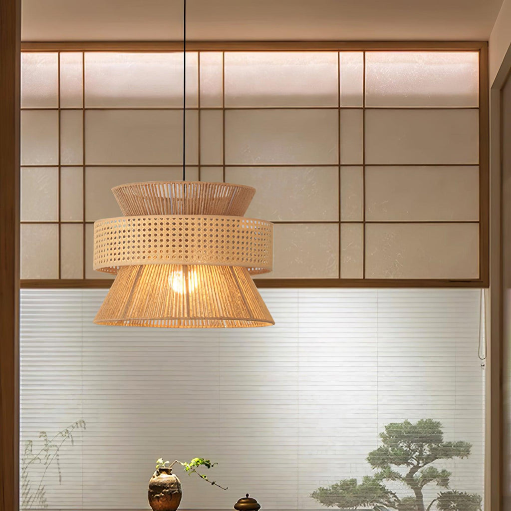 Rattan Bamboo Pendant Lamp — product view 18