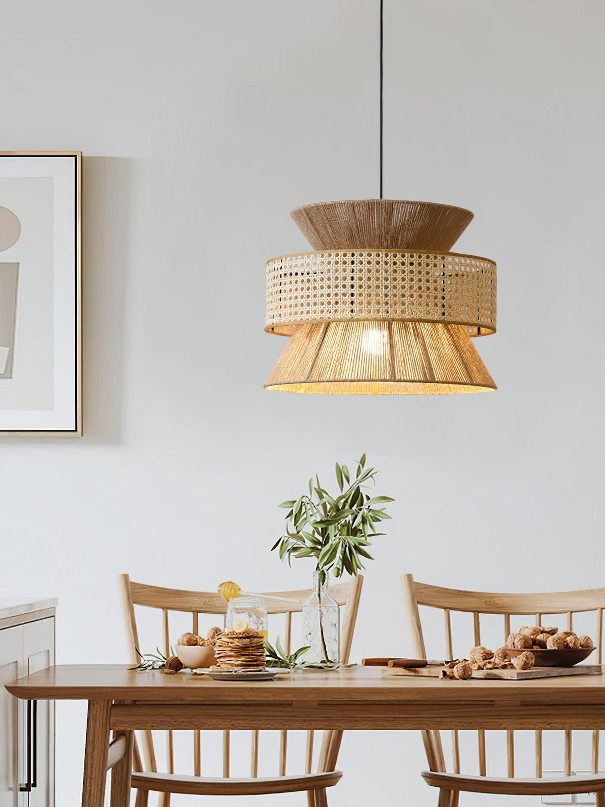 Rattan Bamboo Pendant Lamp — product view 21
