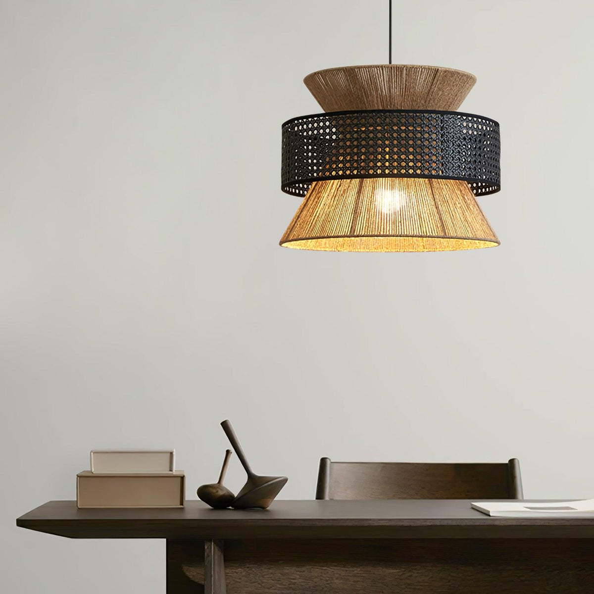Rattan Bamboo Pendant Lamp — product view 22