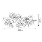Murano Glass Flowers Ceiling Light — product view 6