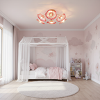 Murano Glass Flowers Ceiling Light — product view 8