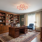 Murano Glass Flowers Ceiling Light — product view 12