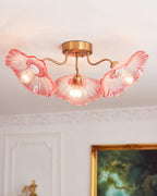 Murano Glass Flowers Ceiling Light — product view 30