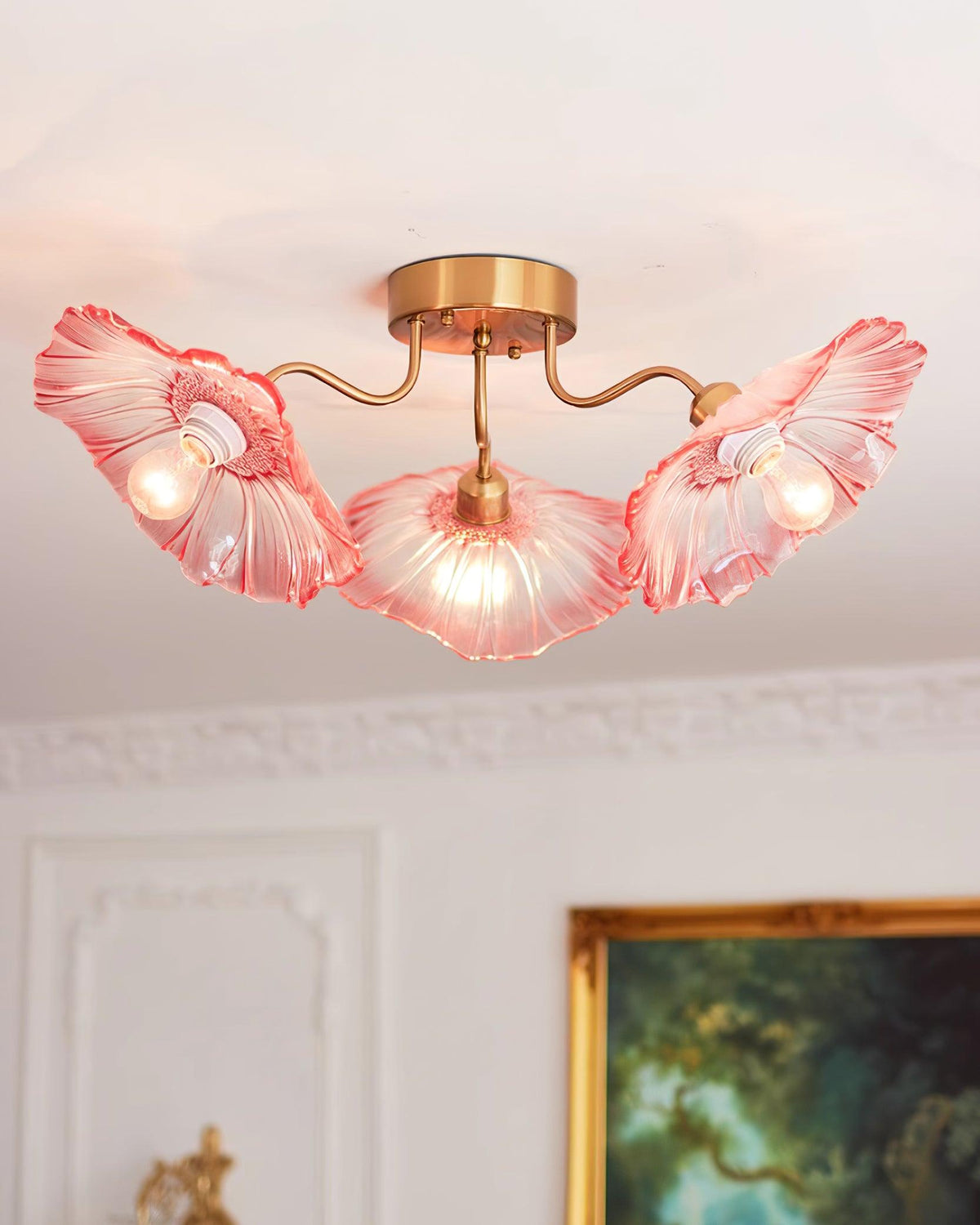 Murano Glass Flowers Ceiling Light — product view 30