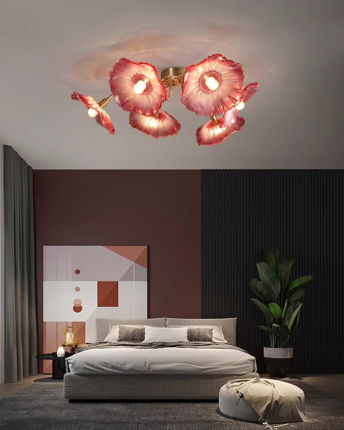 Murano Glass Flowers Ceiling Light — product view 31