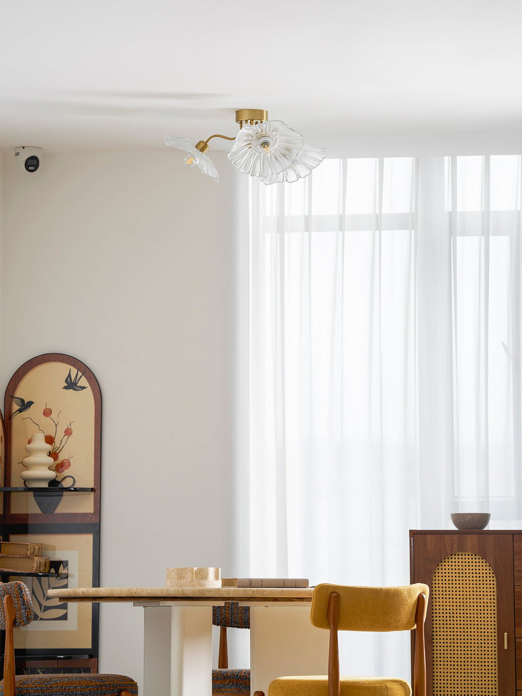 Murano Glass Flowers Ceiling Light — product view 33