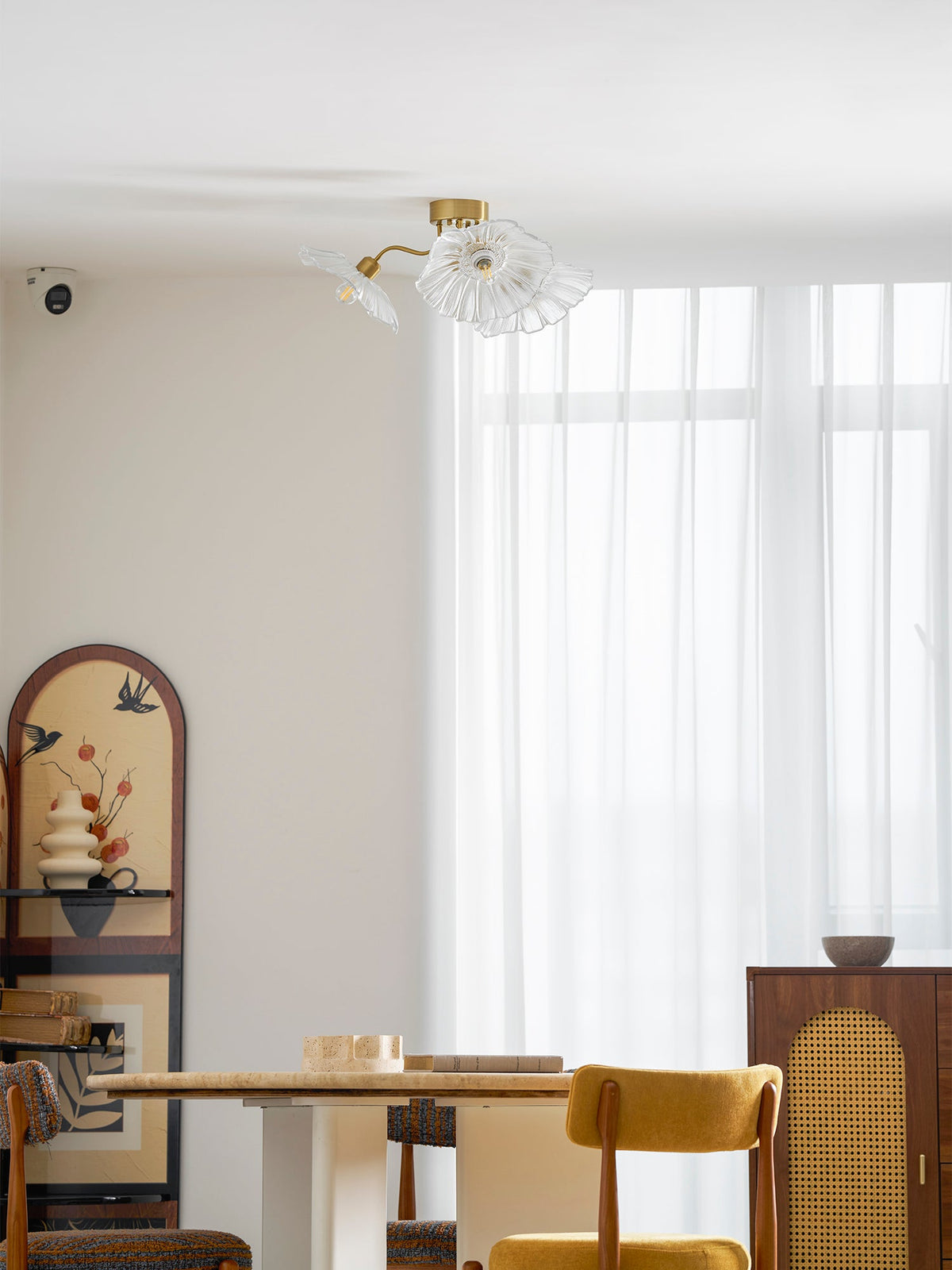 Murano Glass Flowers Ceiling Light — product view 33
