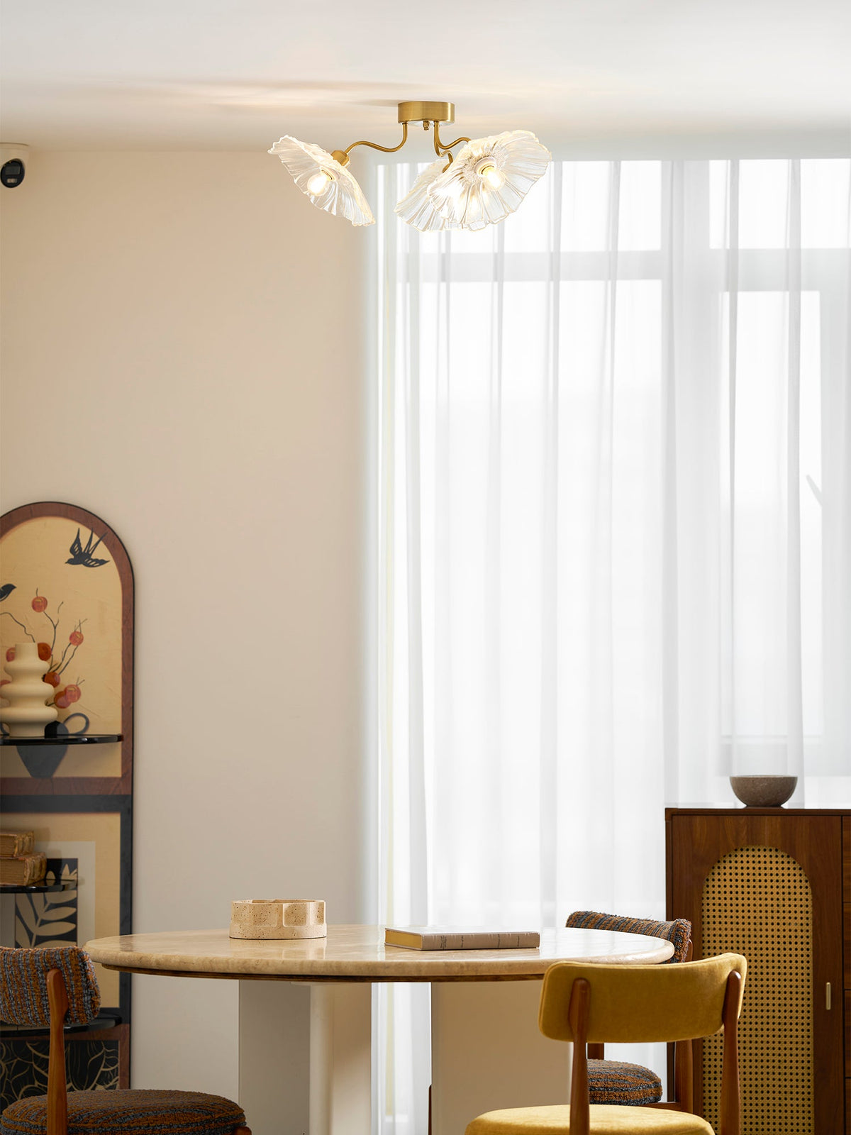 Murano Glass Flowers Ceiling Light — product view 34