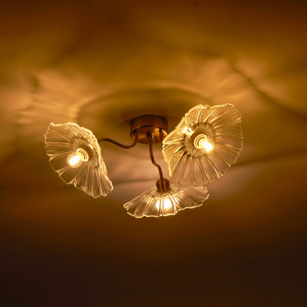 Murano Glass Flowers Ceiling Light — product view 52