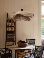 Handmade Straw Hat Metal Pendant Lamp — product view 19