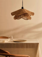 Handmade Straw Hat Metal Pendant Lamp — product view 22