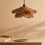 Handmade Straw Hat Metal Pendant Lamp — product view 24