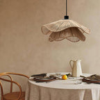 Handmade Straw Hat Metal Pendant Lamp — product view 27