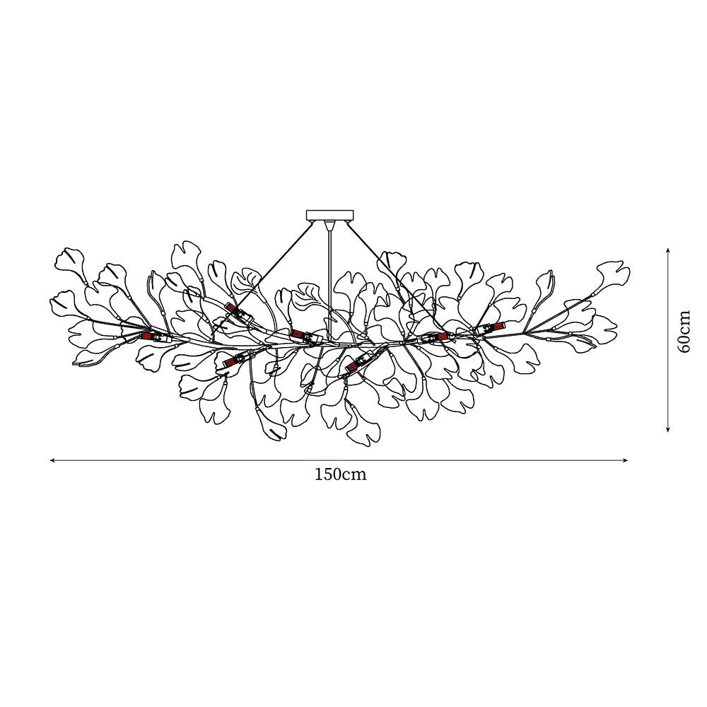 Gingko Chandelier B Style — product view 5