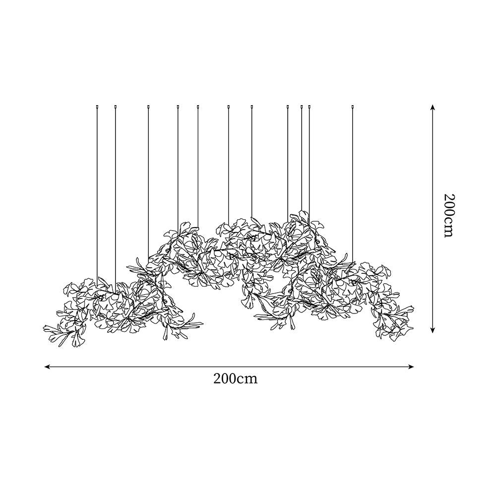 Gingko Chandelier C Style — product view 8