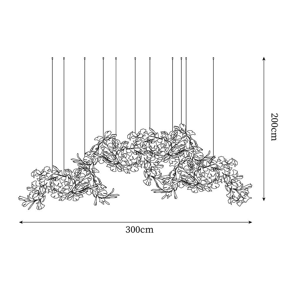 Gingko Chandelier C Style — product view 9