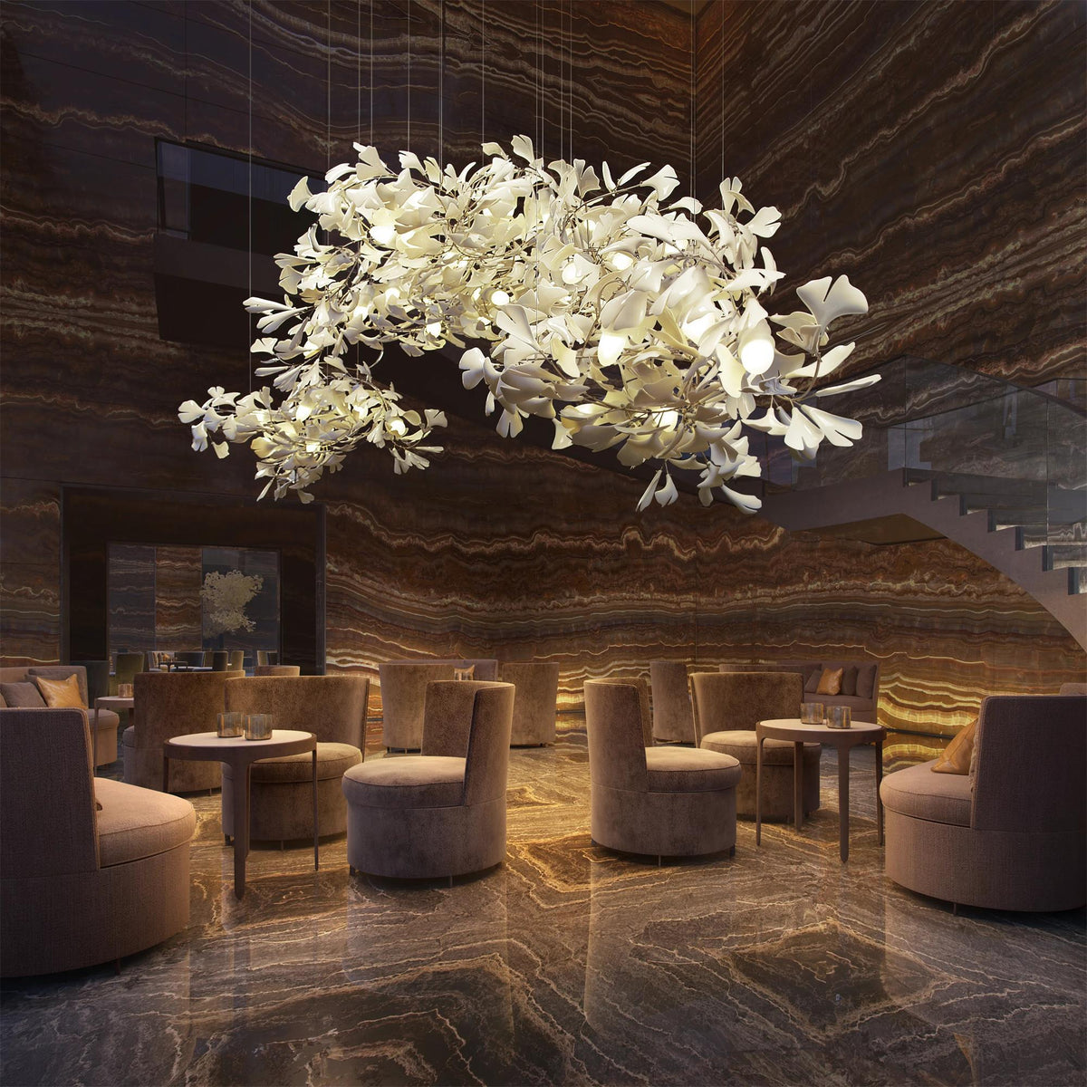 Gingko Chandelier C Style — product view 30