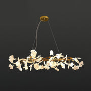 Gold body & White leaves