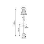 Sara Ribbon Metal Floor Lamp — product view 4