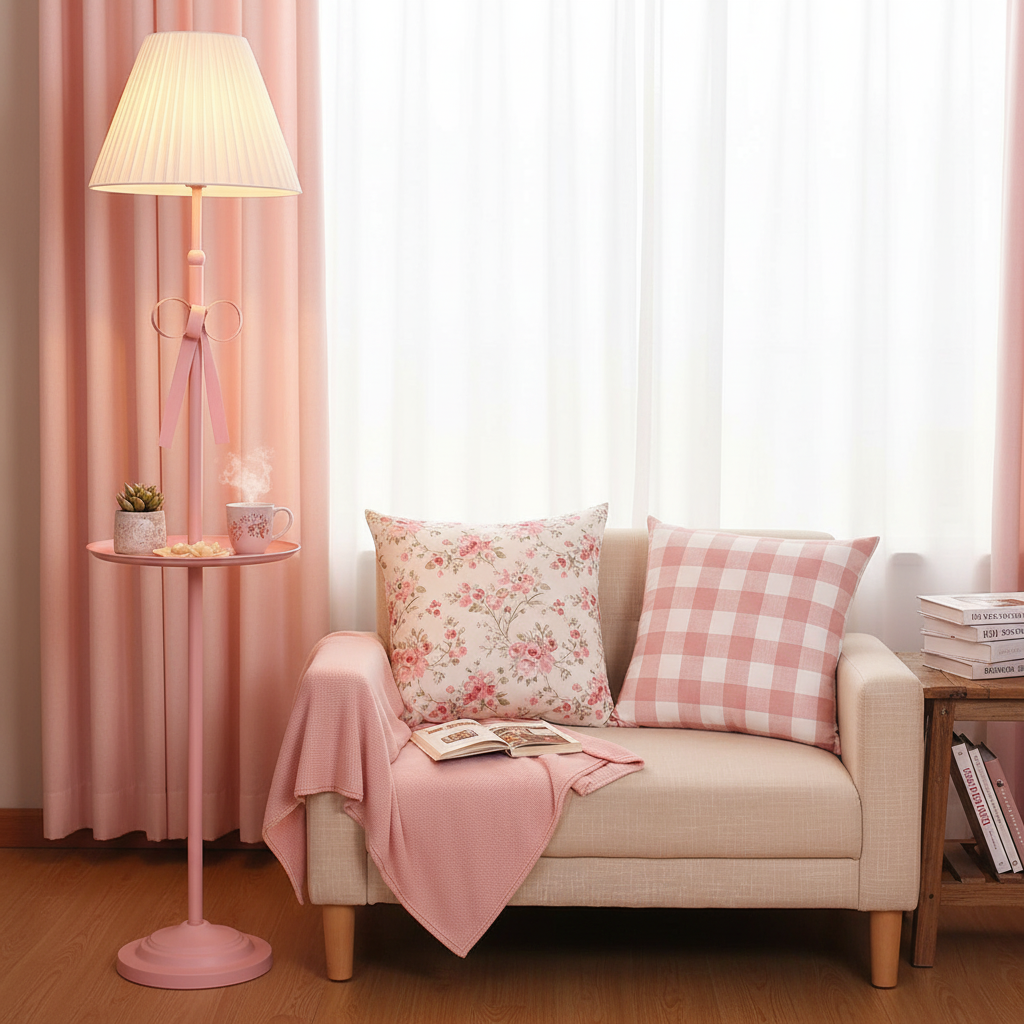 Sara Ribbon Metal Floor Lamp — product view 7