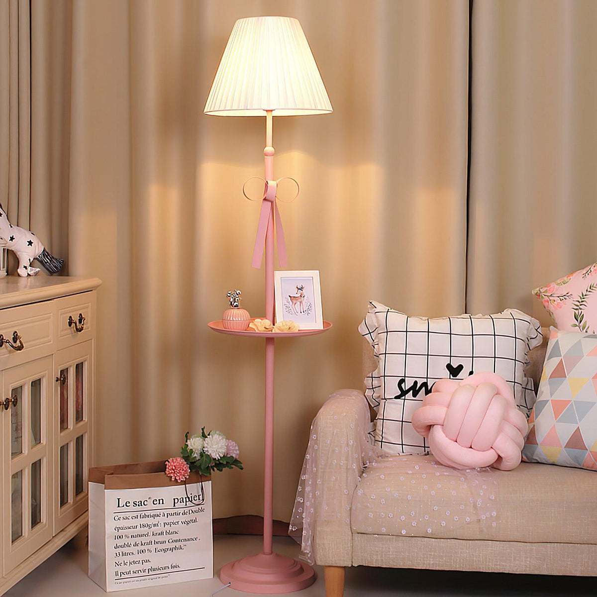 Sara Ribbon Metal Floor Lamp — product view 16