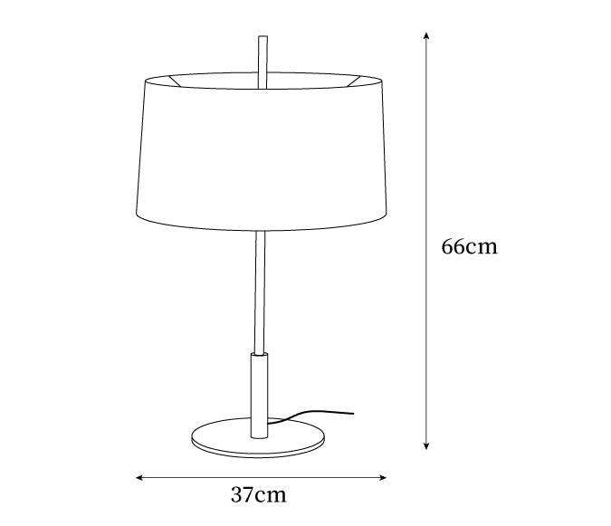 Diana Mayor Metal Table Lamp — product view 5