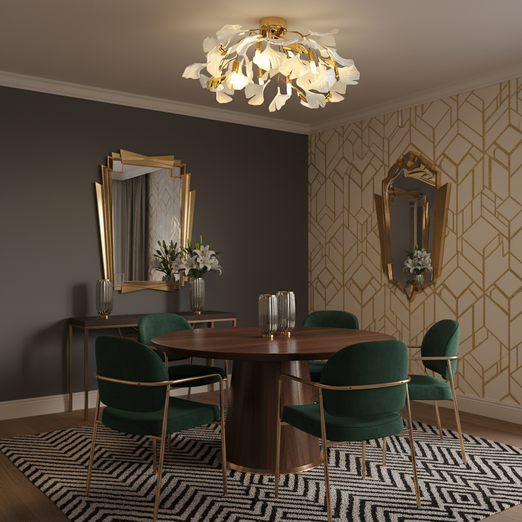 Gingko Valla Metal Ceiling Light — product view 5