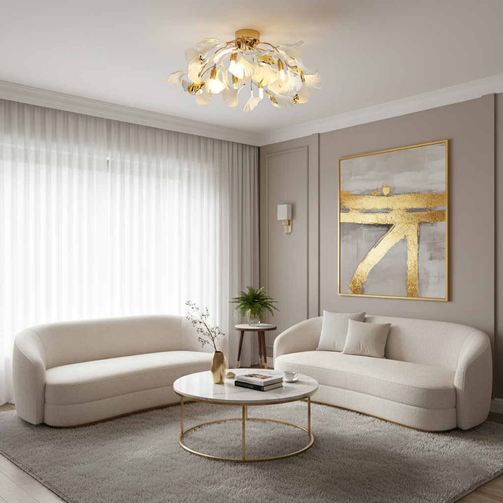 Gingko Valla Metal Ceiling Light — product view 6