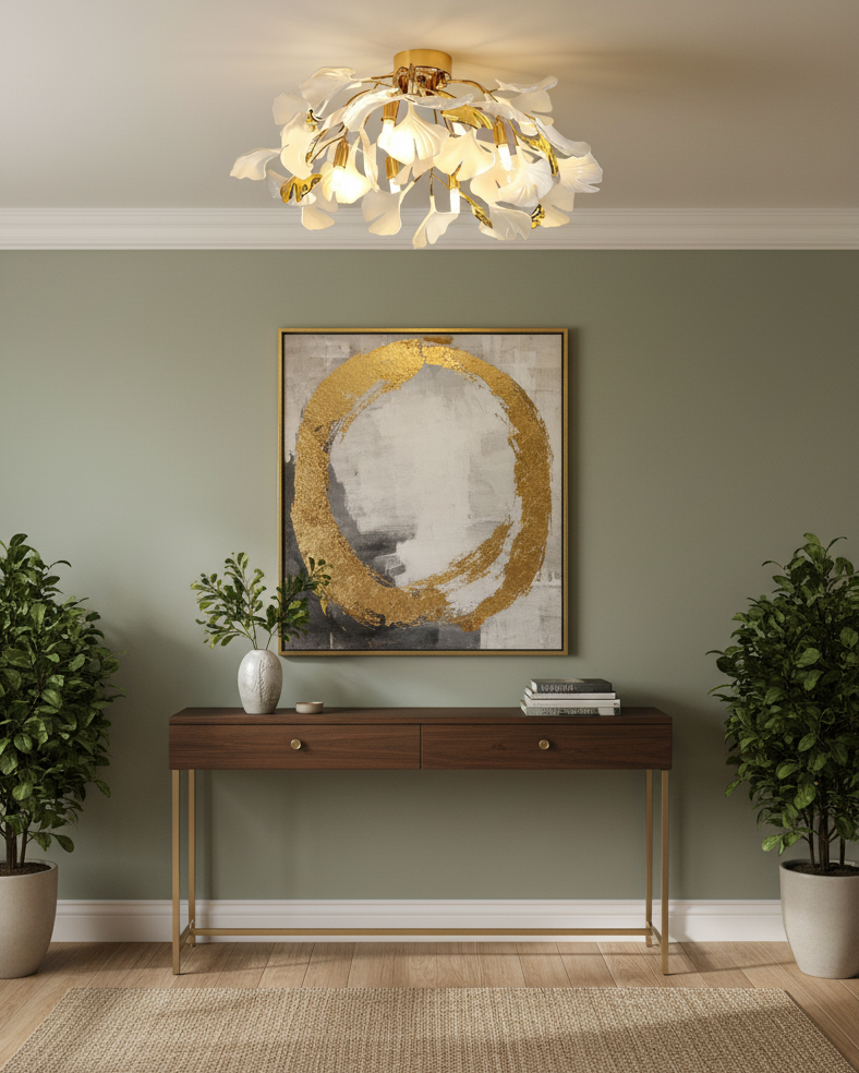 Gingko Valla Metal Ceiling Light — product view 8